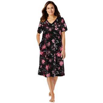 Dreams & Co. Plus Size Short T-Shirt Lounger