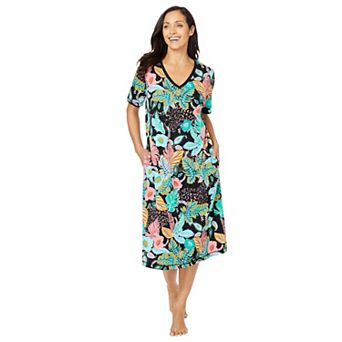 Dreams & Co. Plus Size Short T-Shirt Lounger