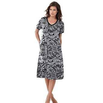 Dreams & Co. Plus Size Short T-Shirt Lounger