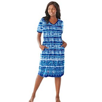 Dreams & Co. Plus Size Short T-Shirt Lounger