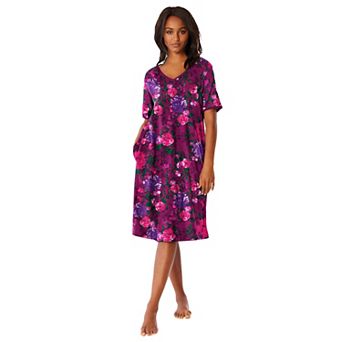 Dreams & Co. Plus Size Short T-Shirt Lounger