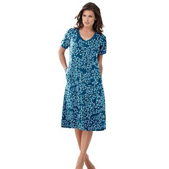 Dreams & Co. Plus Size Short T-Shirt Lounger