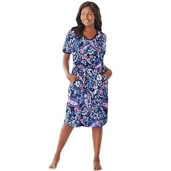 Dreams & Co. Plus Size Short T-Shirt Lounger