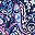Navy Paisley
