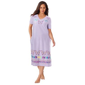 Dreams & Co. Plus Size Short T-Shirt Lounger