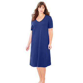 Dreams & Co. Plus Size Short T-Shirt Lounger