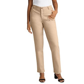 Jessica London Women's Plus Size True Fit Stretch Denim Straight Leg Jean