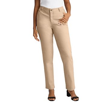 Jessica London Women's Plus Size True Fit Stretch Denim Straight Leg Jean