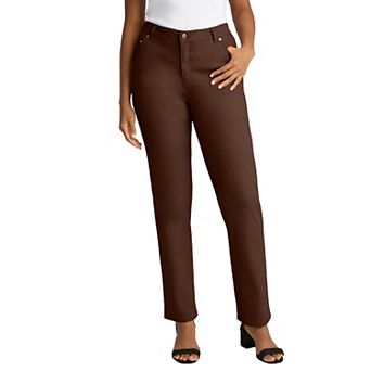 Jessica London Women's Plus Size True Fit Stretch Denim Straight Leg Jean