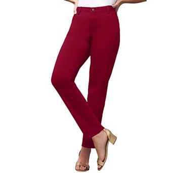 Jessica London Women's Plus Size True Fit Stretch Denim Straight Leg Jean