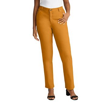 Jessica London Women's Plus Size True Fit Stretch Denim Straight Leg Jean