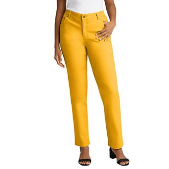 Jessica London Women's Plus Size True Fit Stretch Denim Straight Leg Jean