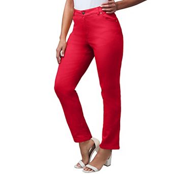 Jessica London Women's Plus Size True Fit Stretch Denim Straight Leg Jean