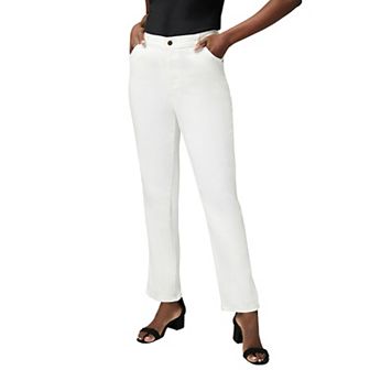 Jessica London Women's Plus Size True Fit Stretch Denim Straight Leg Jean