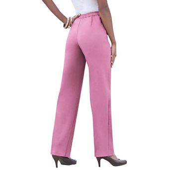 Roaman's Women's Plus Size Petite Plus Size Classic Bend Over Pant