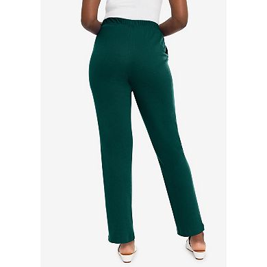 Jessica London Women's Plus Size Soft Ease Pant