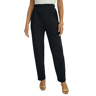 Jessica London Women's Plus Size Soft Ease Straight Leg Pant