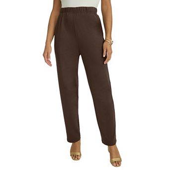 Jessica London Women's Plus Size Soft Ease Straight Leg Pant