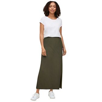 ellos Plus Size Knit Maxi Skirt