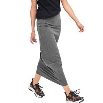 ellos Plus Size Knit Maxi Skirt