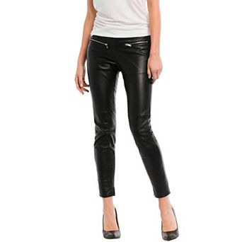 ellos Plus Size Skinny Leather Pants
