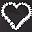 Black Tie Dye Heart