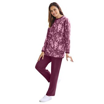 Woman Within Plus Size Fleece Sweatshirt Set
