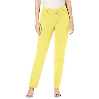 Jessica London Women's Plus Size Tall Classic Cotton Denim Straight-Leg Jean