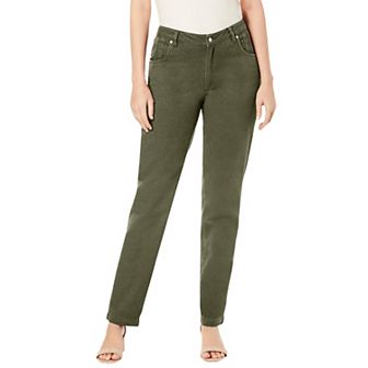 Jessica London Women's Plus Size Tall Classic Cotton Denim Straight-leg Jean