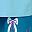 Deep Teal Bows