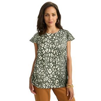 Jessica London Women's Plus Size Satin Blouse