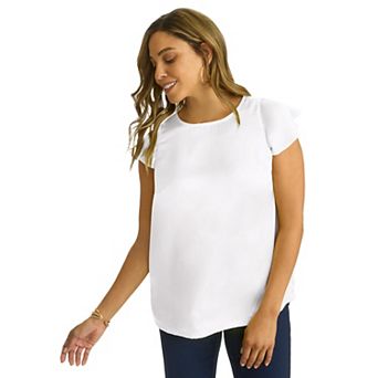 Jessica London Women's Plus Size Satin Blouse