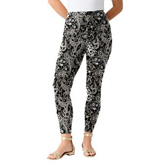 Roaman's Women's Plus Size Plus Size Ankle Length Essential Stretch Legging