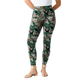Roaman's Women's Plus Size Plus Size Ankle Length Essential Stretch Legging