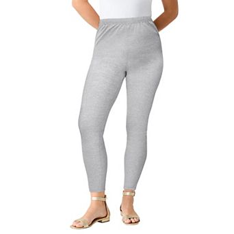 Roaman's Women's Plus Size Plus Size Ankle Length Essential Stretch Legging