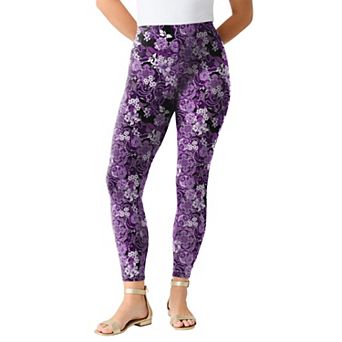 Roaman's Women's Plus Size Ankle Length Essential Stretch Legging