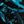 Teal Paint Stroke