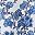 Blue Vine Floral
