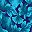 Teal Ginkgo Leaves