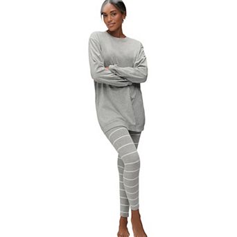 ellos Plus Size 2 pc Tunic & Legging PJ Set