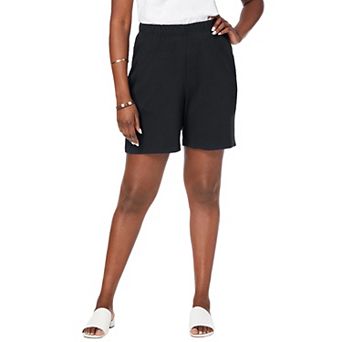 Jessica London Women's Plus Size Soft Ease Knit Shorts