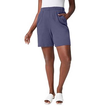 Jessica London Women's Plus Size Soft Ease Knit Shorts