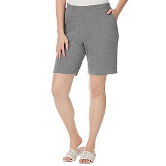 Jessica London Women's Plus Size Soft Ease Knit Shorts