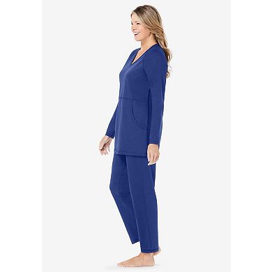 Dreams & Co. Plus Size Petite 2-Piece Lounge Set