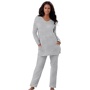 Dreams & Co. Plus Size Petite 2 pc Lounge Set