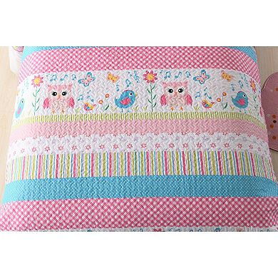 Marcielo Kids Quilt Bedspread Set For Teens Girls Bedding Hoot