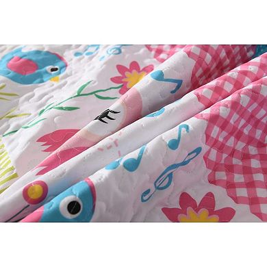 Marcielo Kids Quilt Bedspread Set For Teens Girls Bedding Hoot