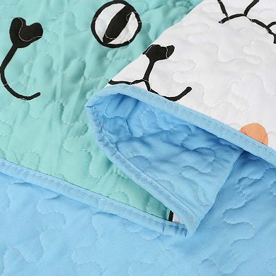 Marcielo Kids Quilt Bedspread Set For Teens Girls Bedding Cat