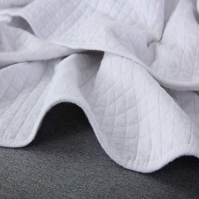 Marcielo 100% Cotton Quilted Throw Decorative Throw Blanket Quilt 50 By 60 Inches