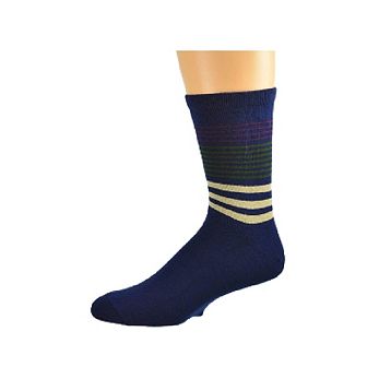 Striped Unisex Hi-bulk Outdoor Acrylic Crew Winter Thermal Socks 2 Set